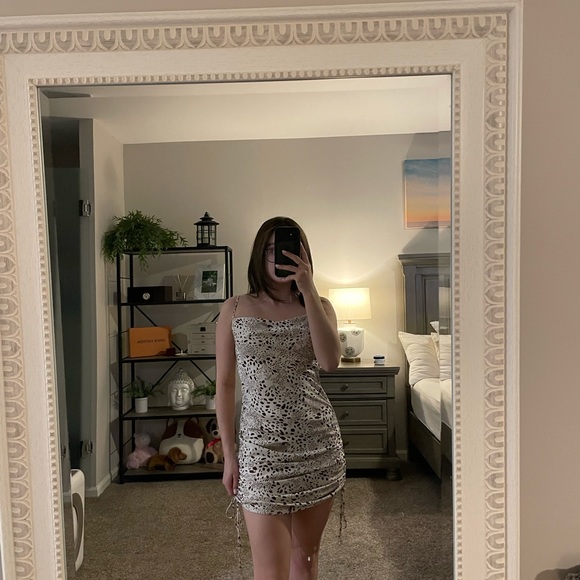 Aritzia Ruched Slip Dress - Picture 1 of 4